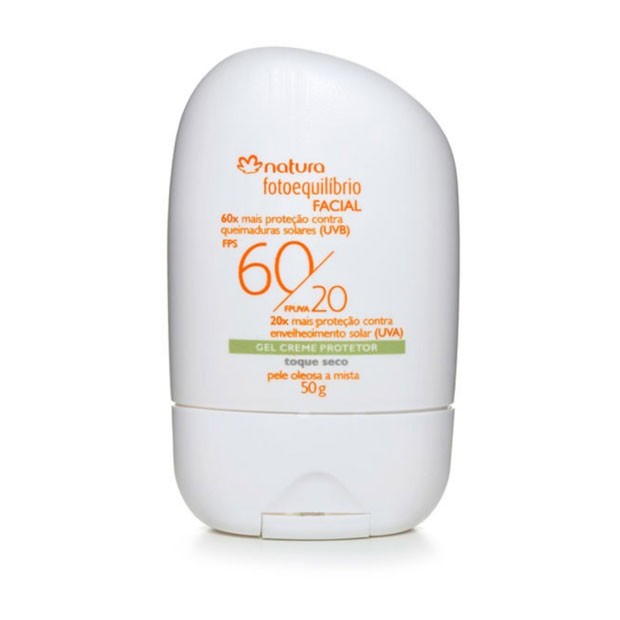 Gel Creme Protetor Facial FPS 60/ FPUVA 20, Natura, R$ 34,90 (Foto: Divulgação)