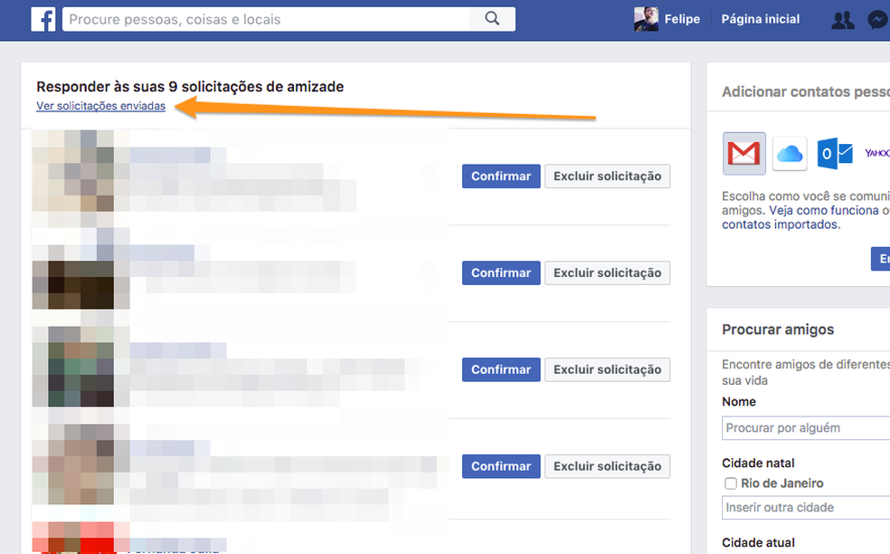 Nao Consigo Enviar Pedido De Amizade No Facebook