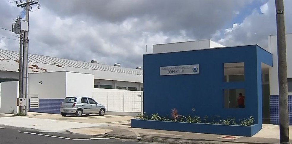 Prédio da UPA de Botucatu foi "adaptado" para uma Unidad de Saúde da Família (Foto: TV TEM/Reprodução)
