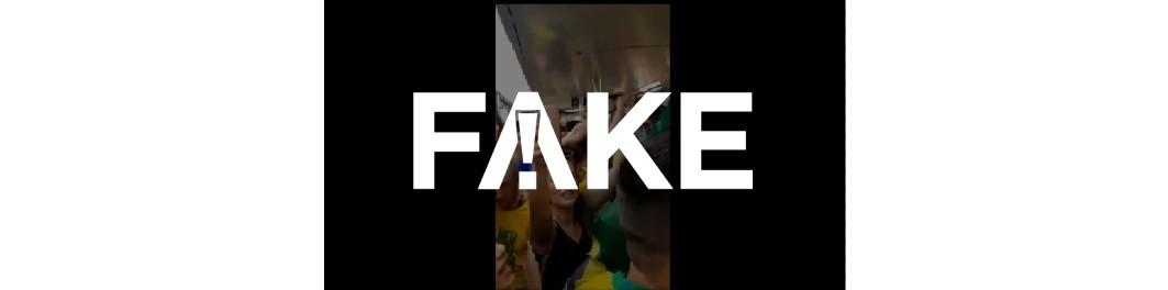 É #FAKE que vídeo com pessoas cantando o Hino Nacional no metrô tenha sido gravado no dia das eleições 