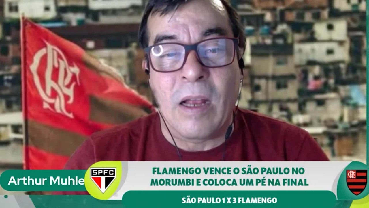 'Flamengo fez um jogo muito pragm&aacute;tico' ,diz Arthur | A Voz da Torcida