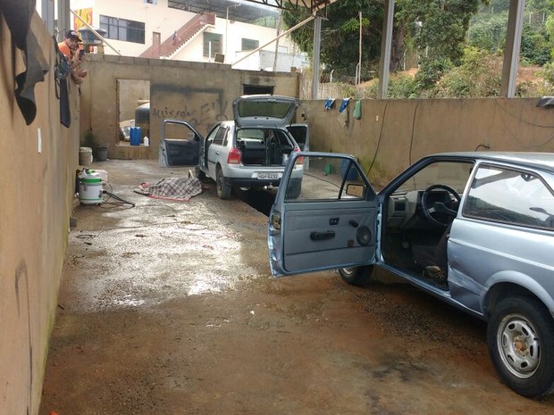 Homem foi morto em um lava a jato (Foto: Polícia Militar/Divulgação)