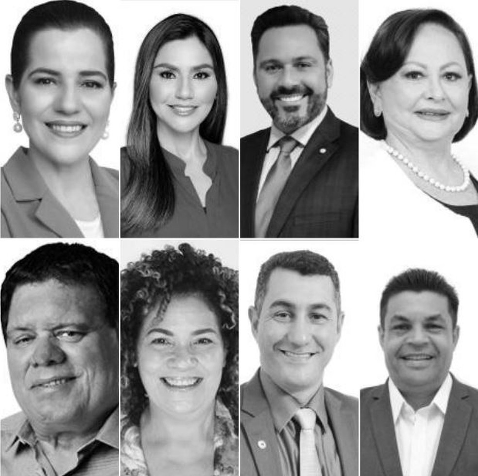 Veja quem sÃ£o os oito deputados federais eleitos pelo Acre â€” Foto: DivulgaÃ§Ã£o/TRE-AC
