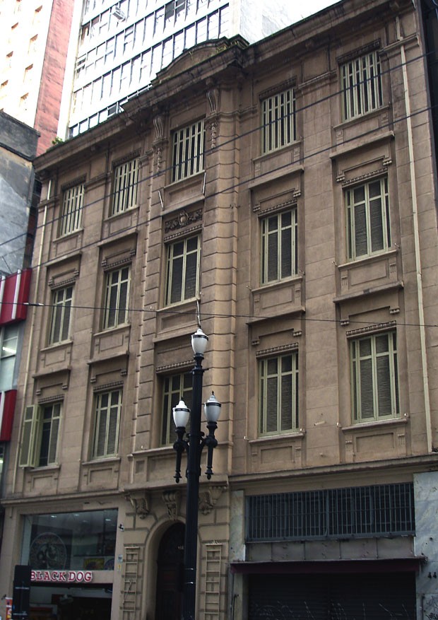 Garçonnière de Oswald de Andrade, localizado no terceiro andar de edifício de 1915 (Foto: Divulgação)