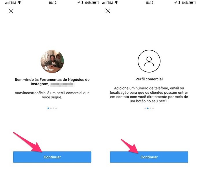 Informações sobre um perfil comercial do Instagram (Foto: Reprodução/Marvin Costa) Informações sobre um perfil comercial do Instagram (Foto: Reprodução/Marvin Costa)