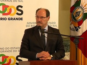 Sartori anuncia pacote de medidas contra crise no RS (Foto: Reprodução/RBS TV)