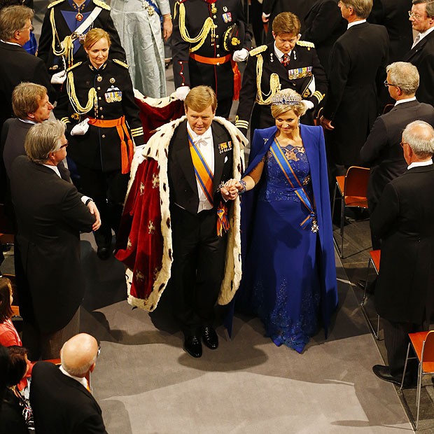 Rainha Máxima e o rei Willem-Alexander (Foto: Getty Images)