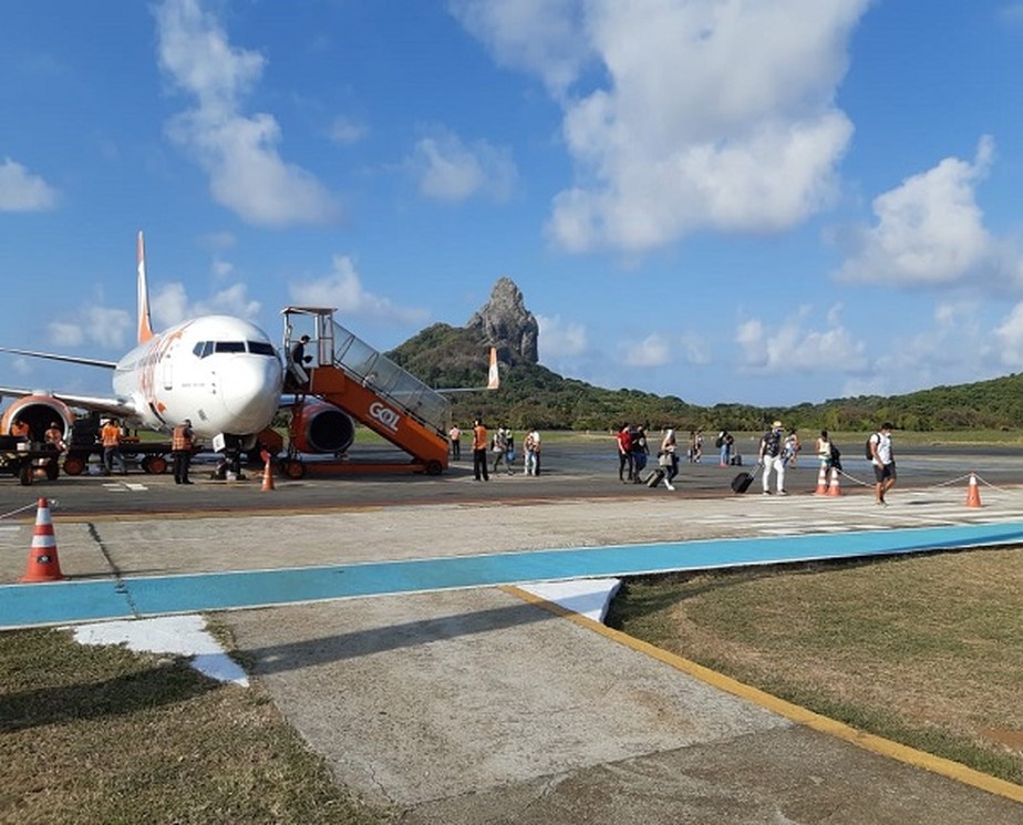 Aeroporto de Fernando de Noronha: voos a jato, de grande porte, estão proibidos devido a obras