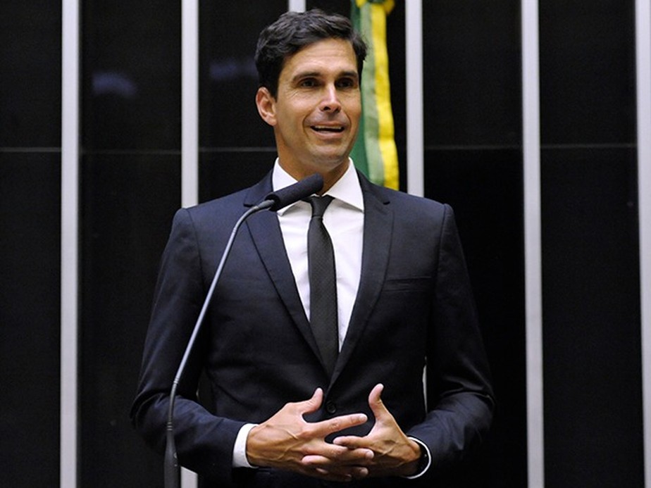 Luiz Lima, candidato à Prefeitura do Rio pelo PSL, na eleições de 2020