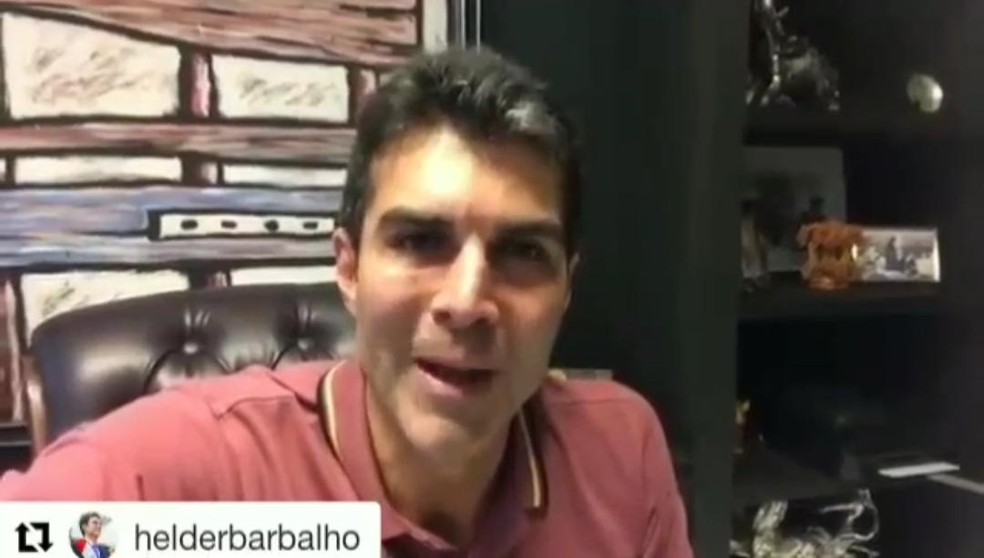 Governador anuncia repasse de recursos para as obras do Hospital Materno Infantil de Santarém — Foto: Reprodução/Redes Sociais