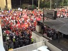 PM entra em confronto com manifestantes em ato na Av. Paulista