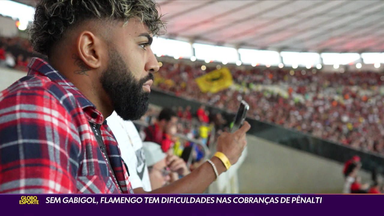 Sem Gabigol, Flamengo tem dificuldades nas cobranças de pênalti