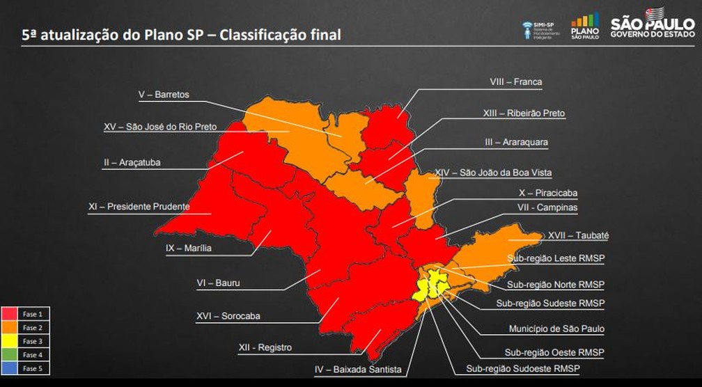 Governo De Sp Confirma Fase Amarela Para Cidade De Sp E Abc
