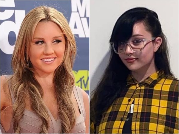 Amanda Bynes em 2011 e em 2020 (Foto: Getty Images / Instagram)