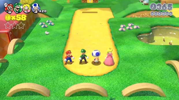 Imagem do game ‘Super Mario 3D World’ para o videogame Wii U, da Nintento. (Foto: Divulgação/Nintendo)