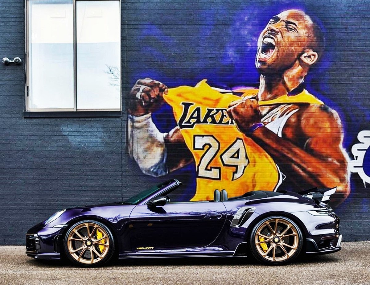 Dieses 650 PS starke Porsche 911 Cabriolet wurde speziell für Kobe Bryant- und Lakers-Fans |  Kuriositäten