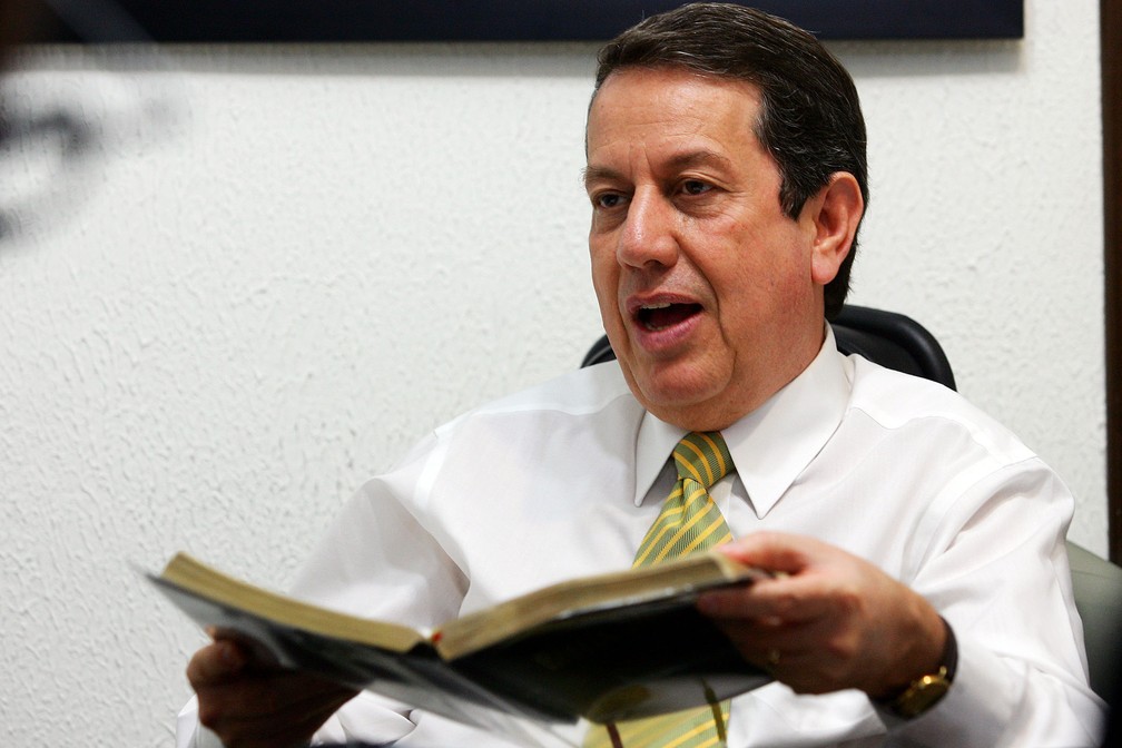 Romildo Ribeiro Soares, conhecido como Missionário R. R. Soares, é fundador da Igreja Internacional da Graça de Deus. — Foto: Jonne Roriz/Estadão Conteúdo