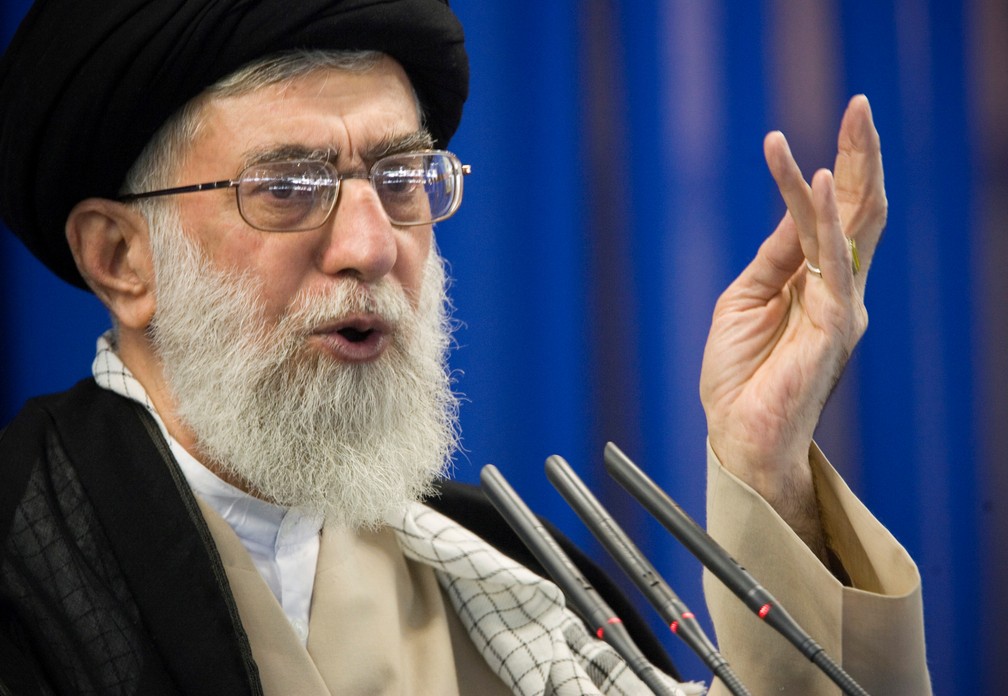O aiatolá Ali Khamenei, líder supremo do Irã. — Foto: Morteza Nikoubazl/Reuters