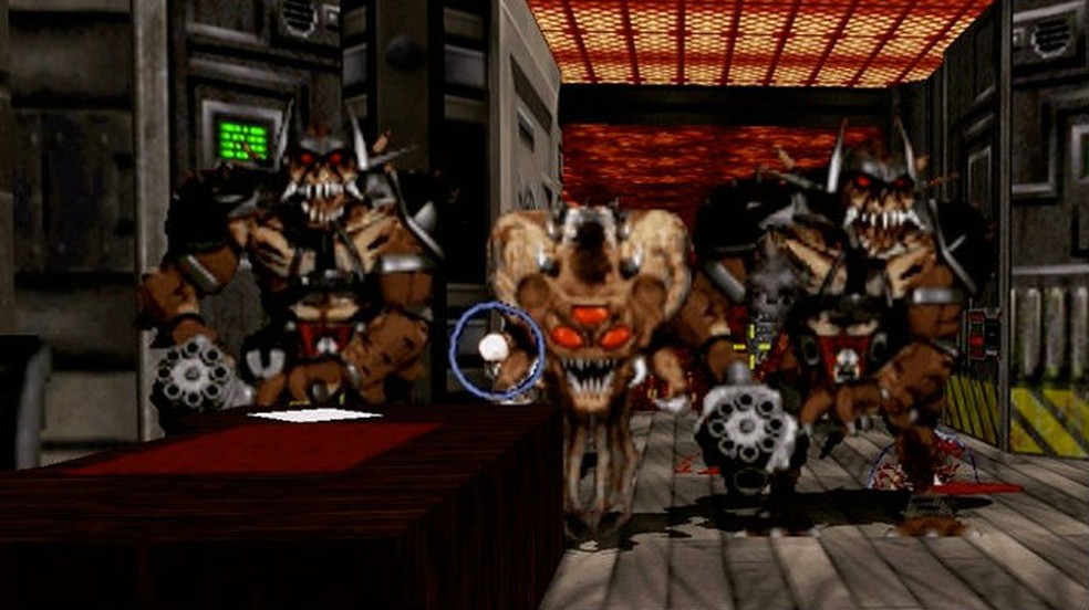 Duke Nukem 3D reunia violência, humor escatológico e objetificação de mulheres (Foto: Reprodução/YouTube)