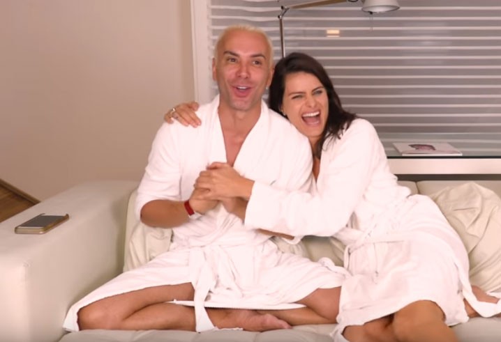 Matheus Mazzafera e Isabeli Fontana trocam revelações em novo vídeo (Foto: Reprodução/YouTube)