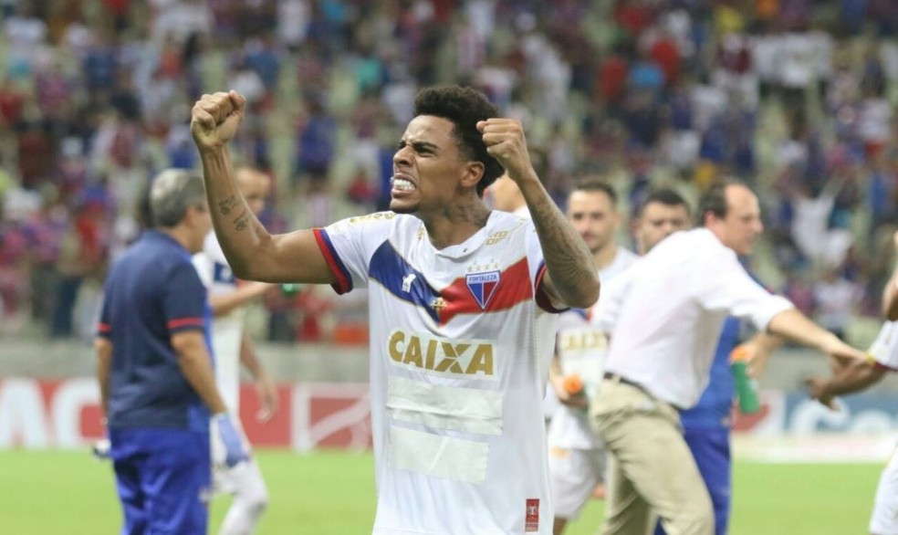 Gustagol fez 30 gols pelo Fortaleza em 2018 — Foto: Pedro Chaves/Canal da Bola CE
