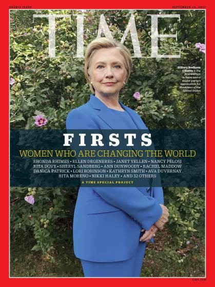 Hillary Clinton na capa do projeto especial da Time (Foto: Reprodução/Time Magazine/ Luisa Dörr)