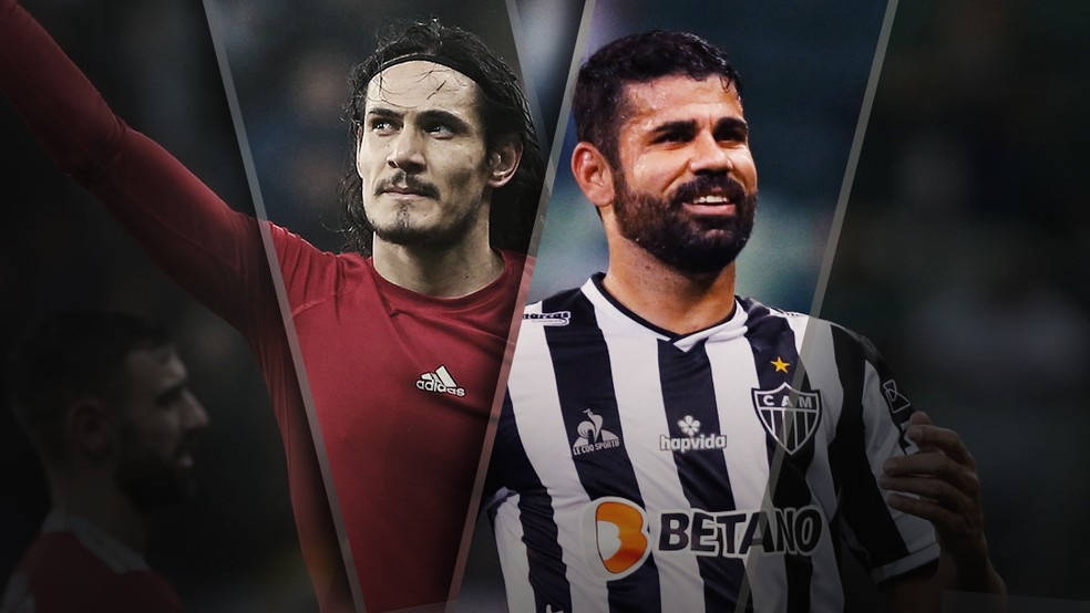 Cavani e Diego Costa so centroavantes que interessam ao Corinthians  Foto: Infoesporte