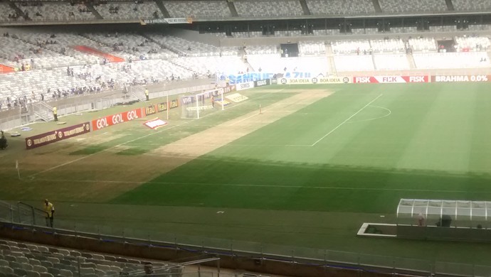 Minas Arena publica imagem e justifica aparência do gramado do Mineirão