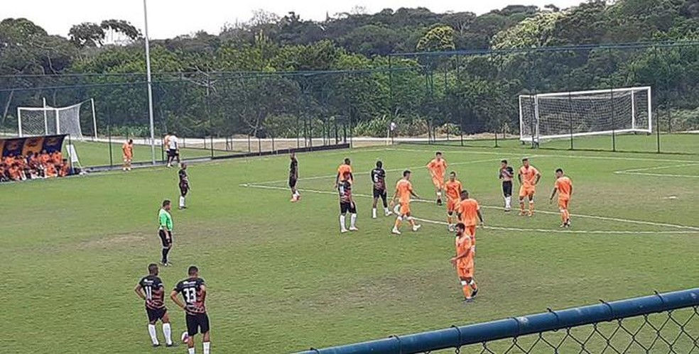 Jogo treino entre Vera Cruz e equipe sub-23 do Santa Cruz — Foto: Reprodução/ Rede Social