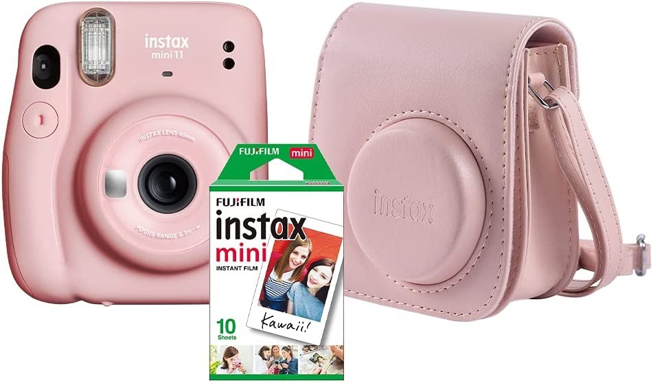 KIT Instax Mini 11 com bolsa para câmera, Fujifilm (Foto: Reprodução)