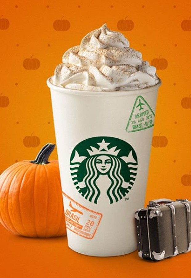 pumpkin spice frappuccino from starbucks