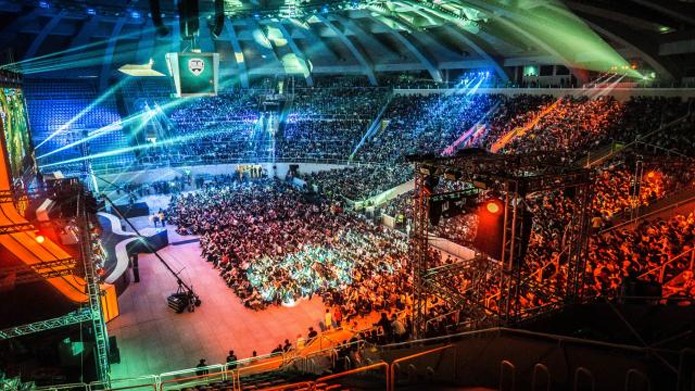 League of Legends teve sua Final Regional no Maracanãzinho, em 2014 (Foto: Divulgação)
