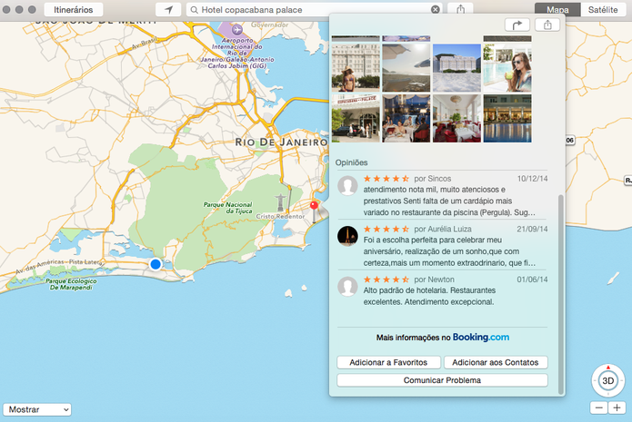 Apple Maps inclui opiniões de usuários do Booking e do TripAdvisor | Notícias