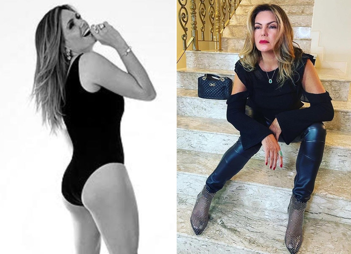 Mirian Martins na época do Zorra Total (à esquerda) e nos dias de hoje (à direita) (Foto: Arquivo pessoal e Reprodução/Instagram)