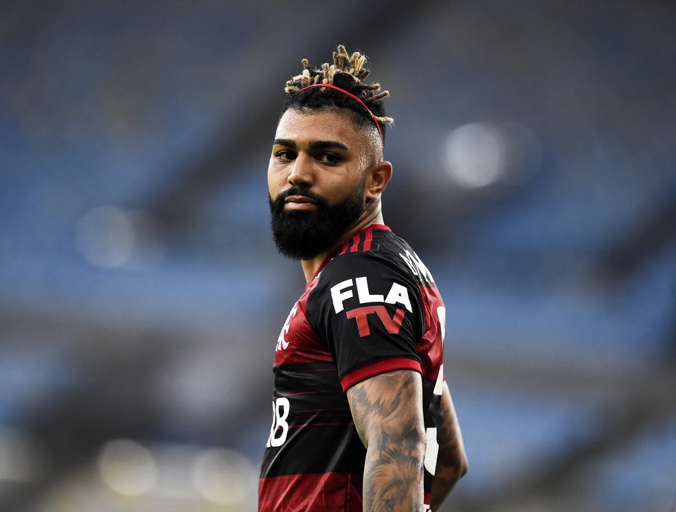 Gabigol, do Flamengo — Foto: André Durão