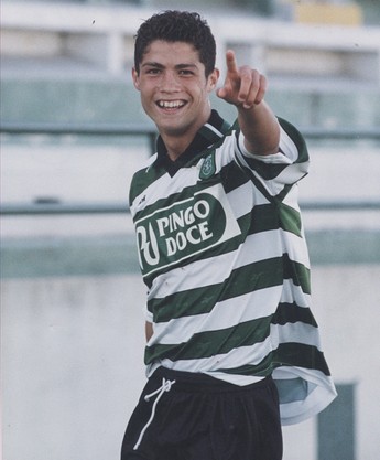 Cristiano Ronaldo Sporting (Foto: Reprodução / Site Oficial do Sporting Lisboa)