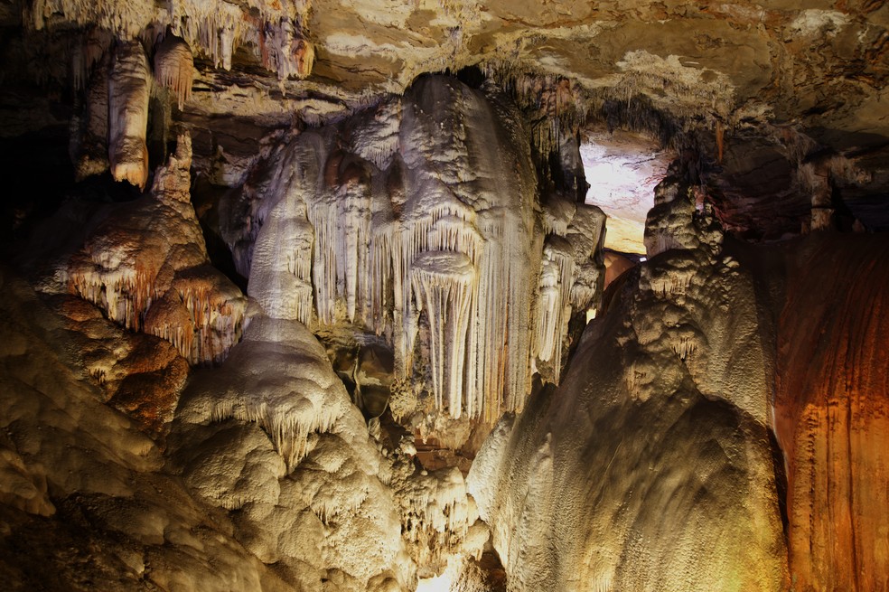 A Gruta de Maquiné fica no Monumento Natural Peter Lund, em Cordisburgo — Foto: IEF/Divulgação
