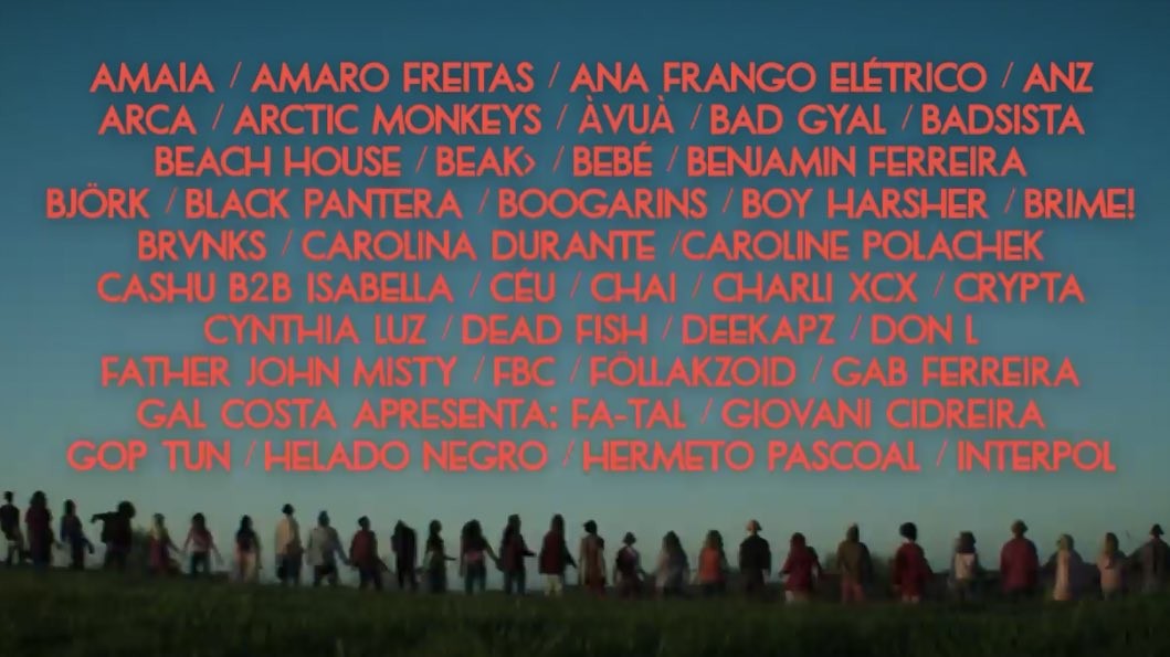 Line-up do Primavera Sound 2022 (Foto: Divulgação)