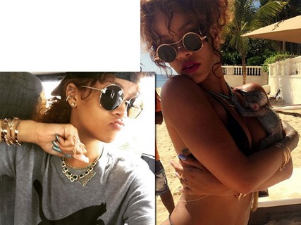 Rihanna (@rihanna): A vida luxuosa é o principal tema dos snaps da cantora, que também adora uma selfie