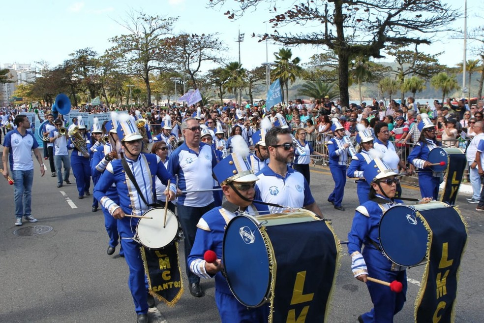 Desfilo cívico de Dia da Independência de 2018 — Foto: Carlos Nogueira/Jornal A Tribuna