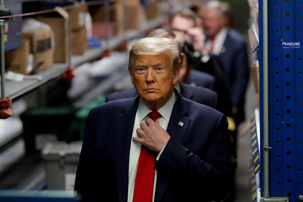 Donald Trump foi presidente dos EUA entre 2017 e 2021 — Foto: Carlos Barria/Reuters/Arquivo