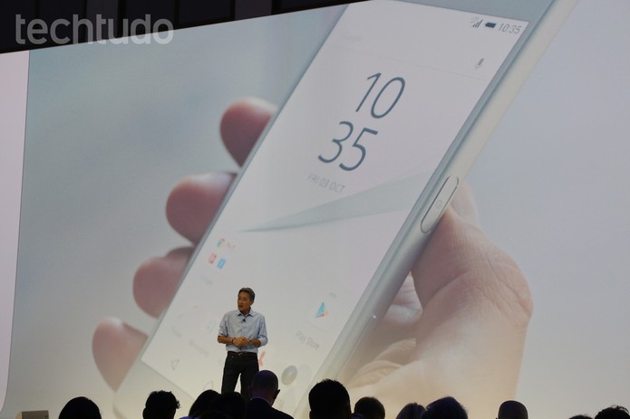 Sony apresenta novos smartphones na IFA 2015 (Foto: Fabrício Vitorino/TechTudo)