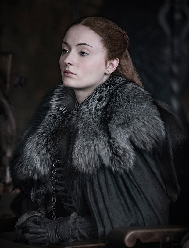 Sansa Stark (Sophie Turner) em cena da última temporada de Game of Thrones (Foto: Dilvulgação/HBO/Helen Sloan)