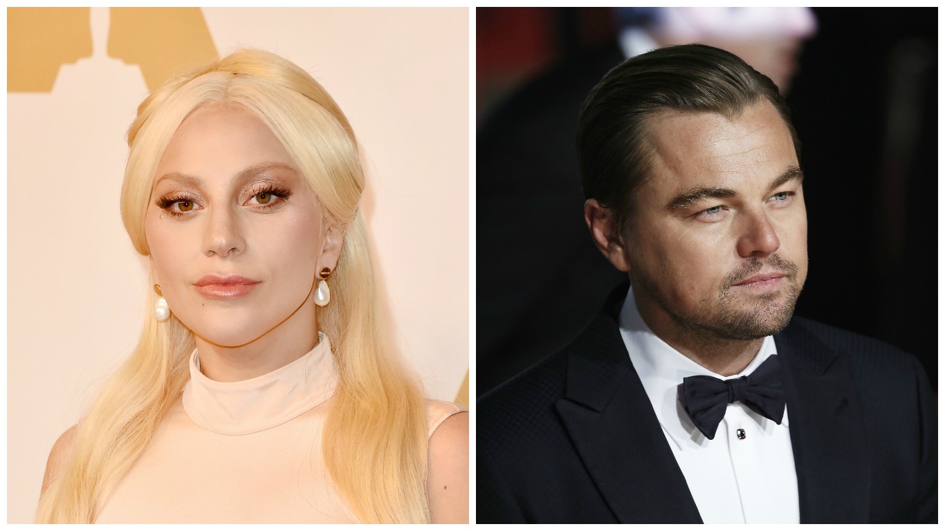 Lady Gaga declara seu apoio a Leonardo DiCarpio no Oscar (Foto: Getty Images)