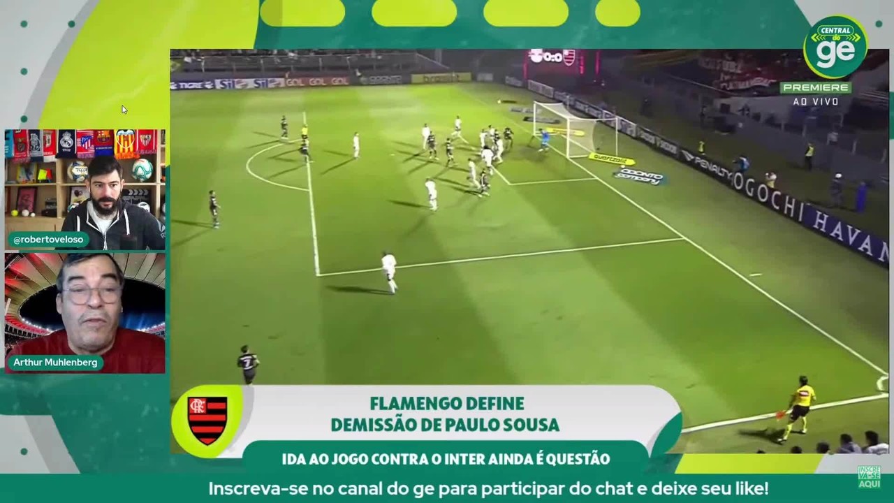 'Somos a piada do campeonato', diz Arthur Muhlenberg sobre atuações do Flamengo