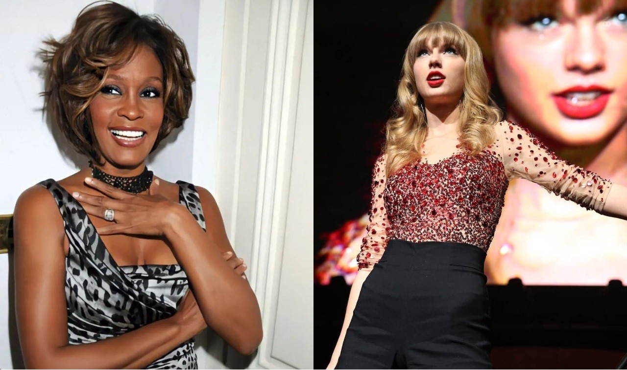 Fãs de Whitney Houston e Taylor Swift se duelam (Foto: Reprodução Instagram)