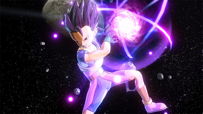 O sayajin Cabba do universo 6 será um dos novos personagens de Dragon Ball Xenoverse 2 em seu DLC (Foto: Reprodução/Gematsu)