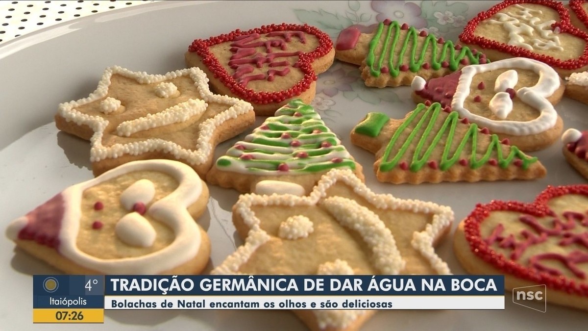 A tradição das bolachas decoradas é mantida por famílias catarinenses no  Natal | Santa Catarina | G1