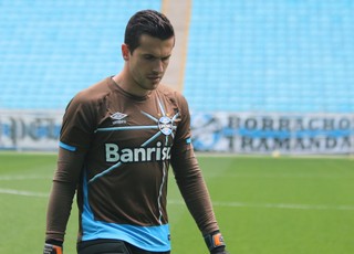 Em recuperação, Grohe faz "teste" em treino e segue dúvida para Gre-Nal
