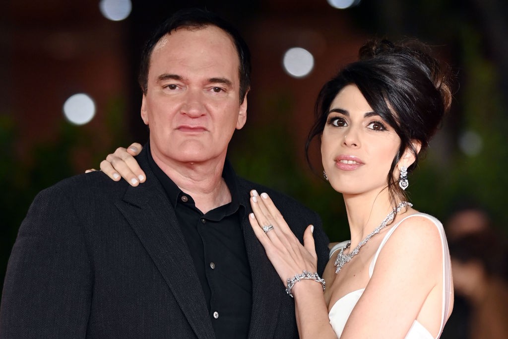 ROME, ITALY - OCTOBER 19: Quentin Tarantino and Daniella Pick attend the close encounter red carpet during the 16th Rome Film Fest 2021 on October 19, 2021 in Rome, Italy. (Photo by Daniele Venturelli/Daniele Venturelli/WireImage) (Foto: Daniele Venturelli/WireImage)